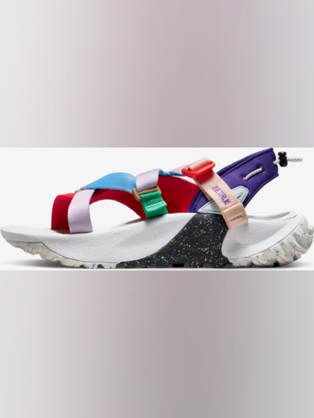 Nike Oneonta Be True Multi White Men Size 14 Unisex Casual Sandals DR4870-600
